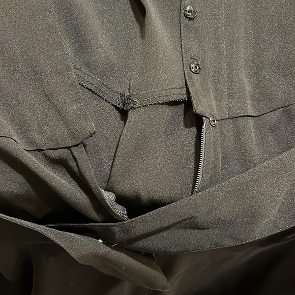 Vintage 1980’s b.b. Collections by barbarabarbara Black Dress Size 14 - Picture 8 of 8